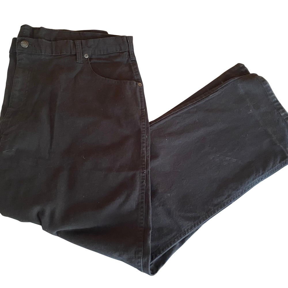 Dickies Men's NWT Dungaree Jeans 40x32 Black Straight Flex Work Pants